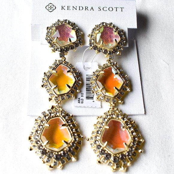 Kendra ScottAria Gold Clip-On Earrings Earrings